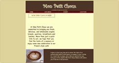 Desktop Screenshot of monpetitchoux.ca